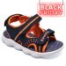 Kinetix, sandale copii navy orange funzo