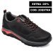 Kinetix, pantofi sport black red rayo