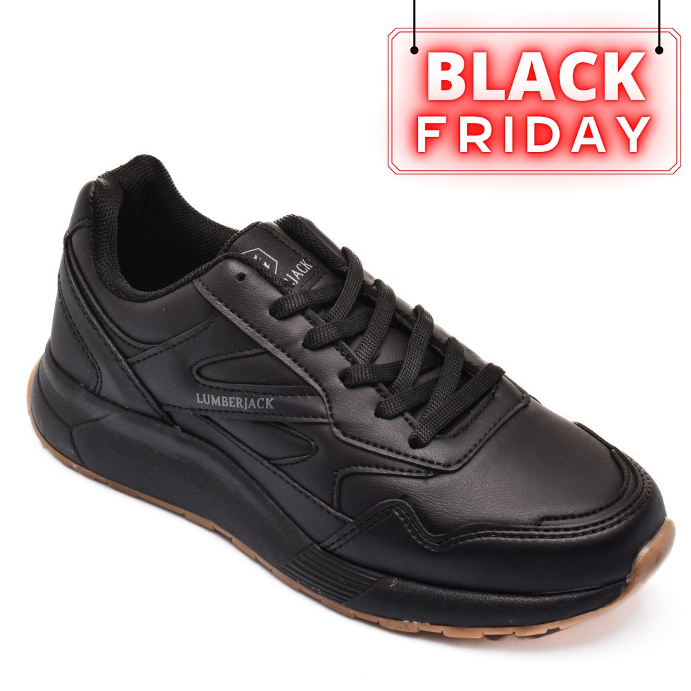 LUMBERJACK, PANTOFI SPORT BLACK BOND