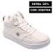 Lumberjack, pantofi sport white hide-hi