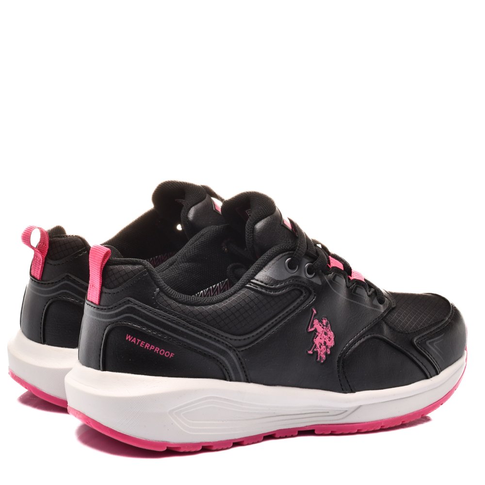 U.S. POLO ASSN, PANTOFI SPORT BLACK PINK LUKA-3PR