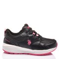 U.S. POLO ASSN, PANTOFI SPORT BLACK PINK LUKA-3PR