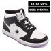 Lumberjack, pantofi sport black white rachel-hi