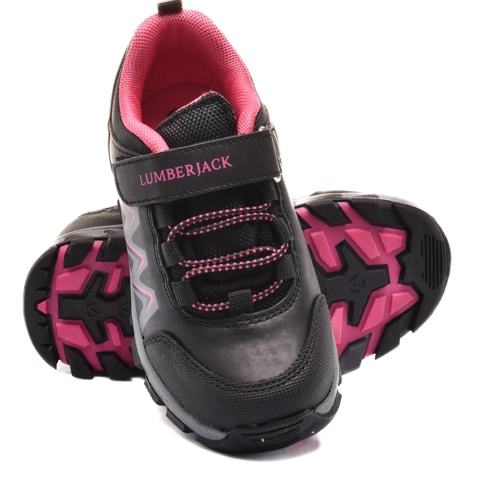 LUMBERJACK, GHETE COPII BLACK FUCHSIA UNDER