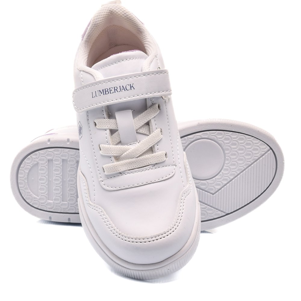 LUMBERJACK, PANTOFI SPORT COPII WHITE RICK