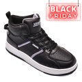 KINETIX, GHETE SPORT BLACK PURPLE ENNER-HI