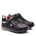 LUMBERJACK, PANTOFI SPORT COPII BLACK PINK CAP-HI