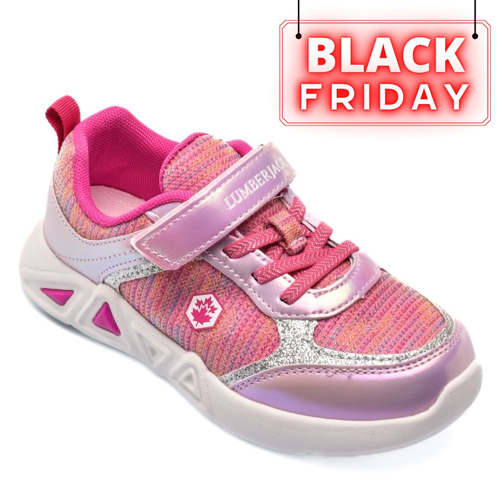 LUMBERJACK, PANTOFI SPORT COPII PINK LINDA