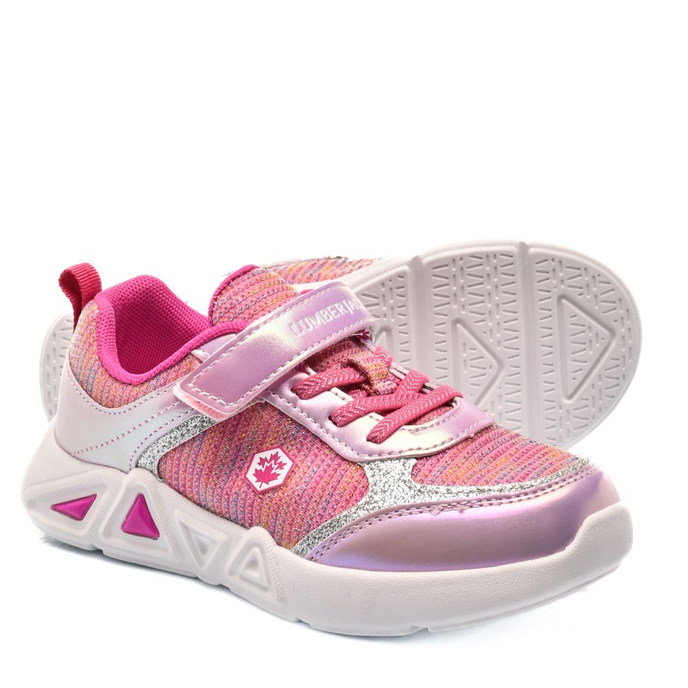 LUMBERJACK, PANTOFI SPORT COPII PINK LINDA