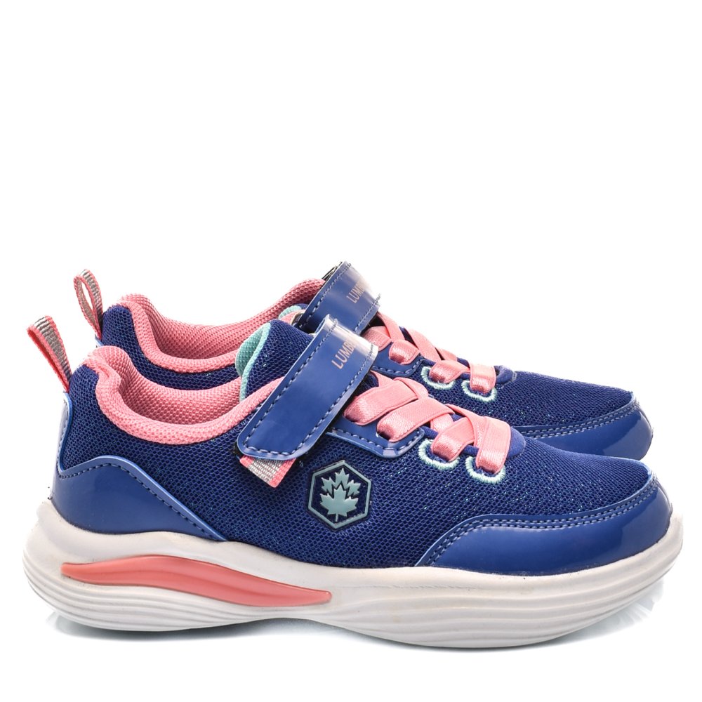 LUMBERJACK, PANTOFI SPORT COPII BLUE PINK CANS