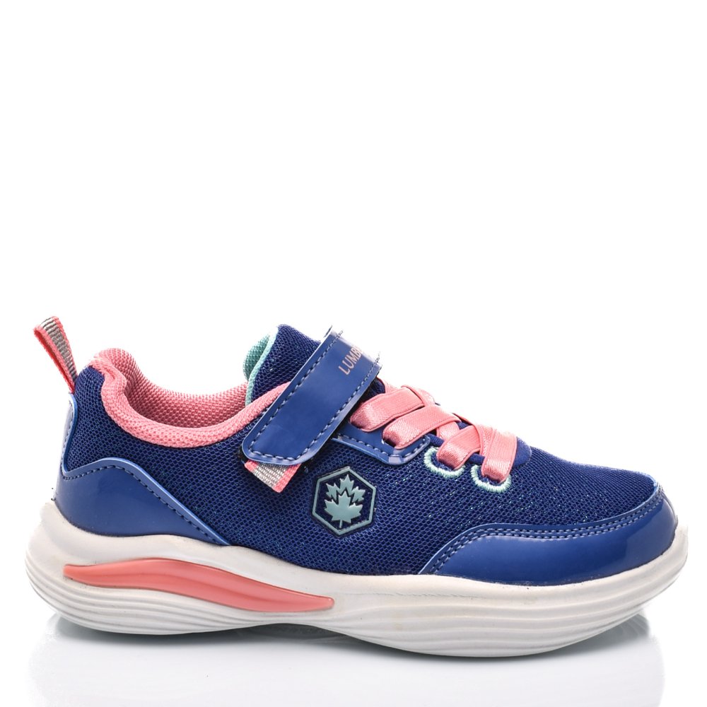 LUMBERJACK, PANTOFI SPORT COPII BLUE PINK CANS