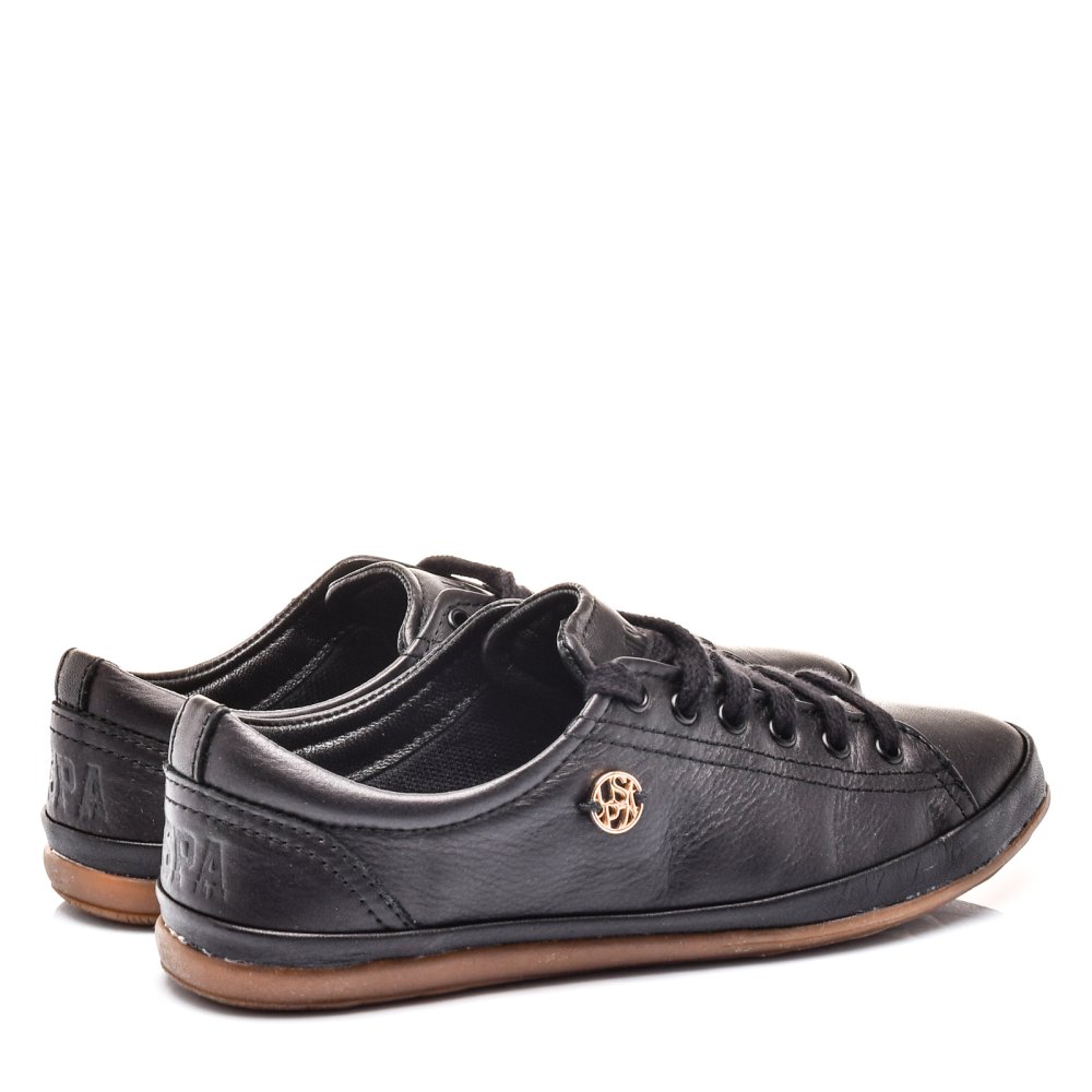 U.S. POLO ASSN, PANTOFI SPORT BLACK PIELE NATURALA JOJO-2PR