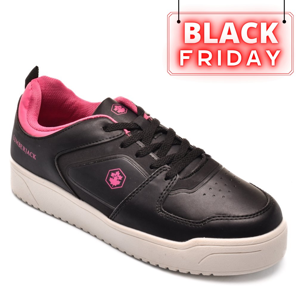 LUMBERJACK, PANTOFI SPORT BLACK PINK TAYLOR