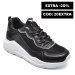 Lumberjack, pantofi sport black clara