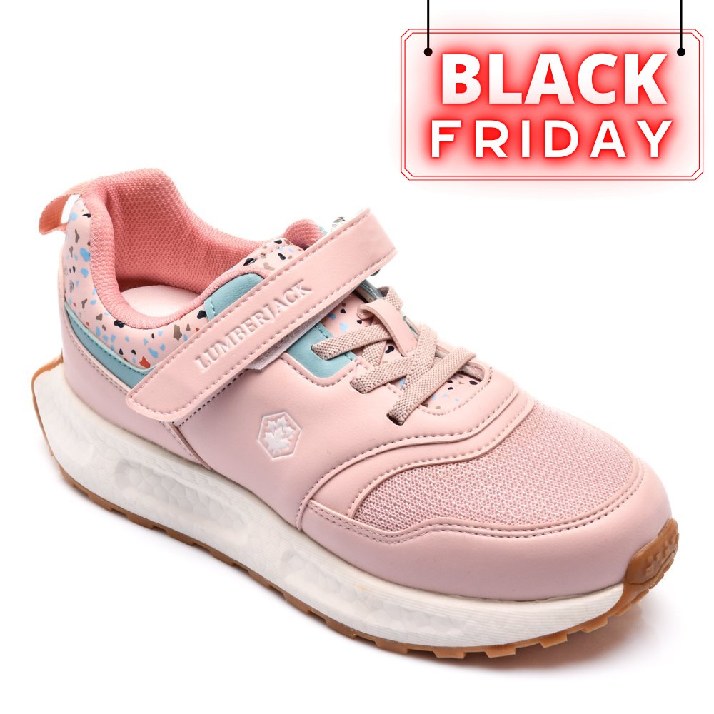 LUMBERJACK, PANTOFI SPORT COPII PINK BETH-3FX