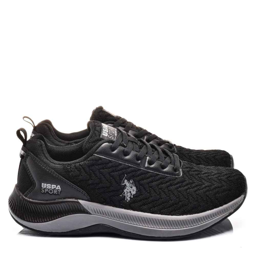 U.S. POLO ASSN, PANTOFI SPORT BLACK GLASGOW