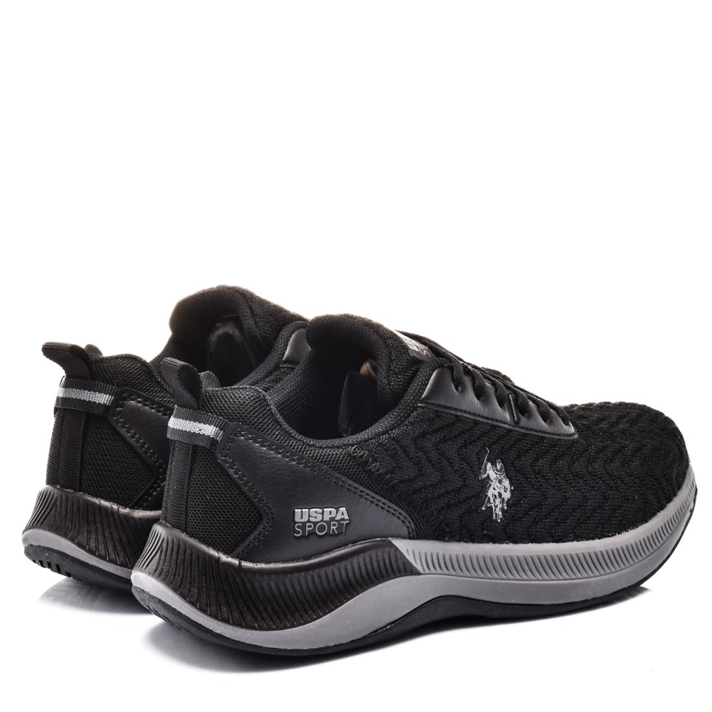 U.S. POLO ASSN, PANTOFI SPORT BLACK GLASGOW