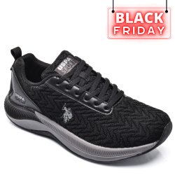 U.S. POLO ASSN, PANTOFI SPORT BLACK GLASGOW