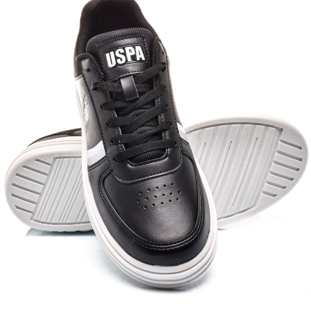 U.S. POLO ASSN, PANTOFI SPORT BLACK DREW-3PR