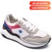 Lumberjack, pantofi sport white fuchsia aden