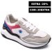 Lumberjack, pantofi sport white fuchsia aden