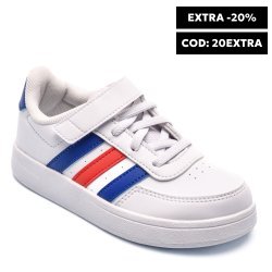 ADIDAS, PANTOFI SPORT COPII WHITE BREAKNET 2.0 EL K