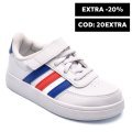 ADIDAS, PANTOFI SPORT COPII WHITE BREAKNET 2.0 EL K