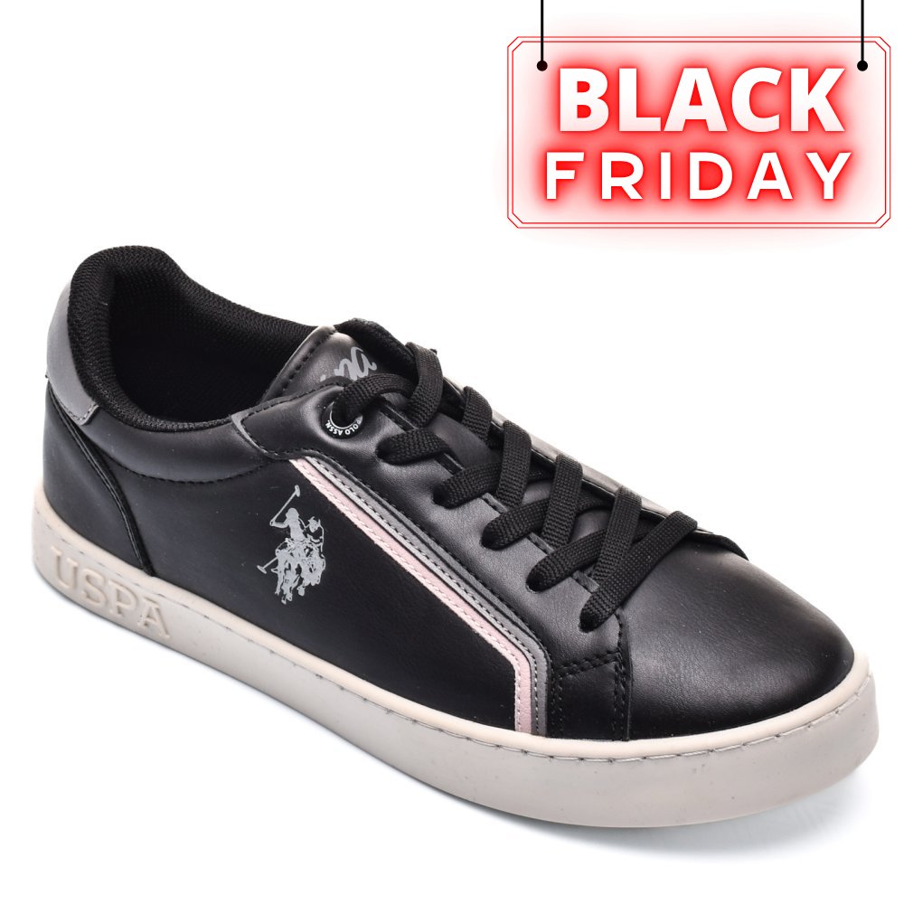 U.S. POLO ASSN, PANTOFI SPORT BLACK FLEYA-3FX