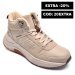 Kinetix, pantofi sport beige traces-hi