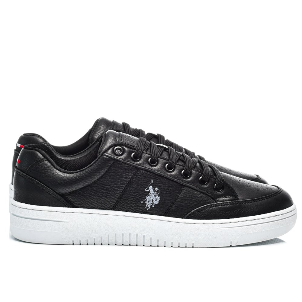 U.S. POLO ASSN, PANTOFI SPORT BLACK PIELE NATURALA VASILYY