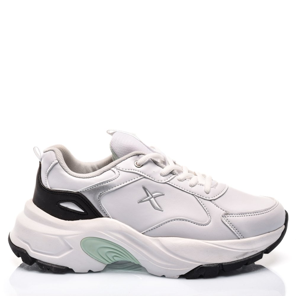 KINETIX, PANTOFI SPORT WHITE GREEN VALERIA