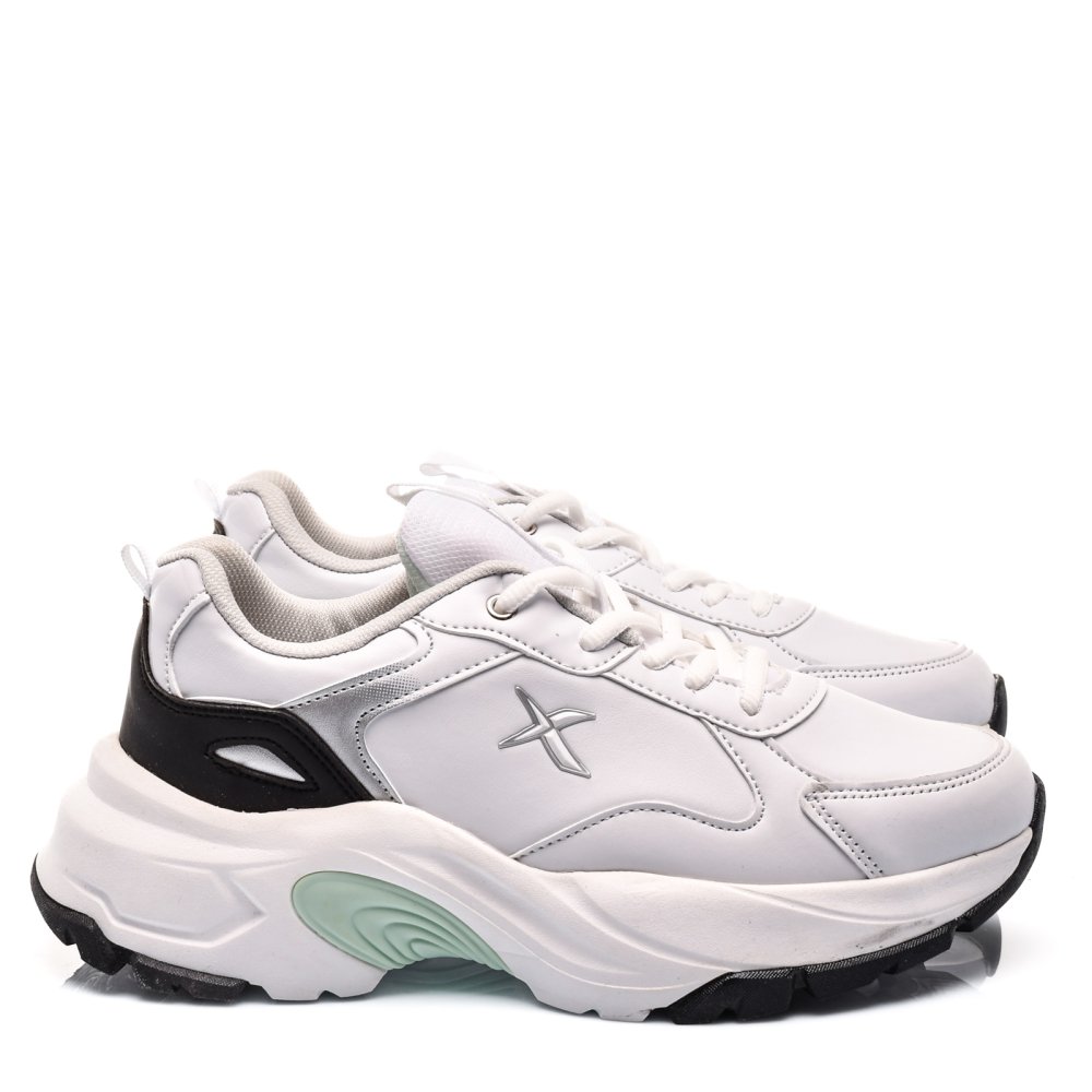 KINETIX, PANTOFI SPORT WHITE GREEN VALERIA