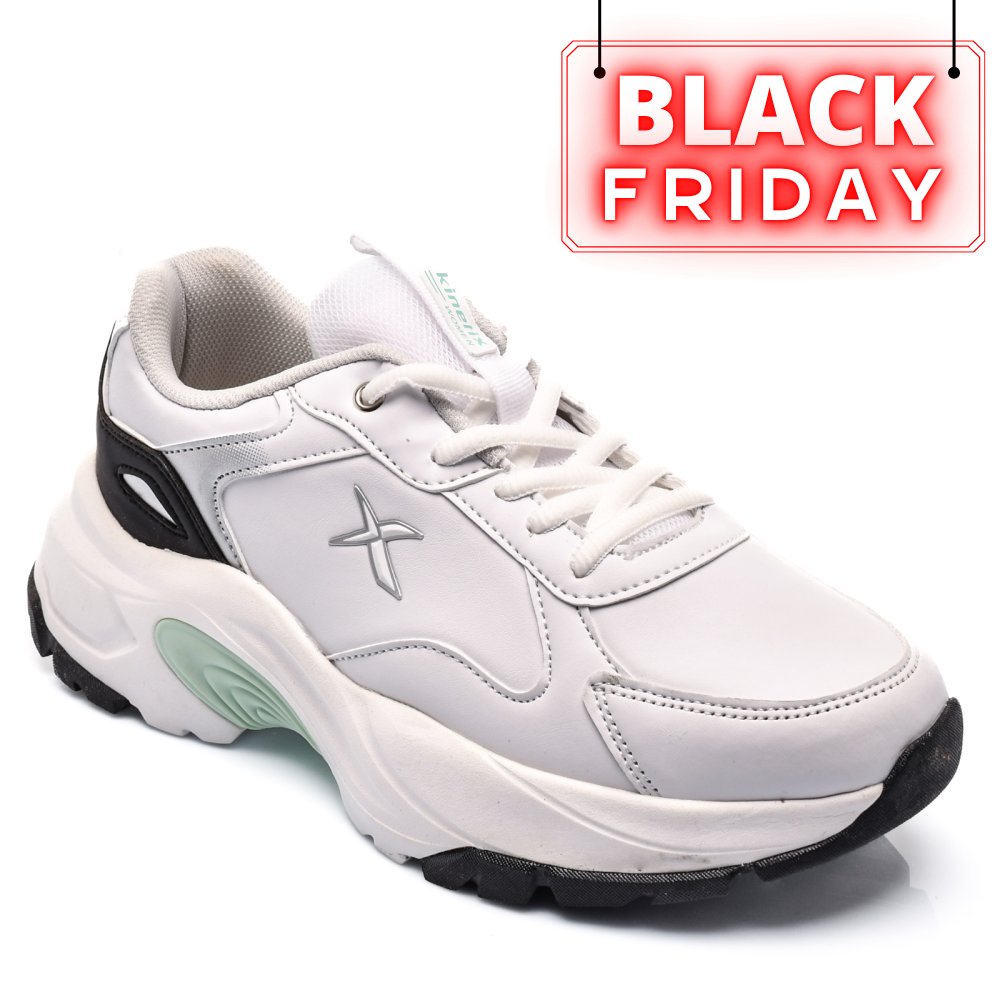 KINETIX, PANTOFI SPORT WHITE GREEN VALERIA