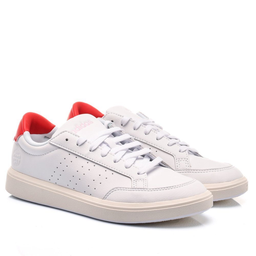 ADIDAS, PANTOFI SPORT WHITE NOVA COURT