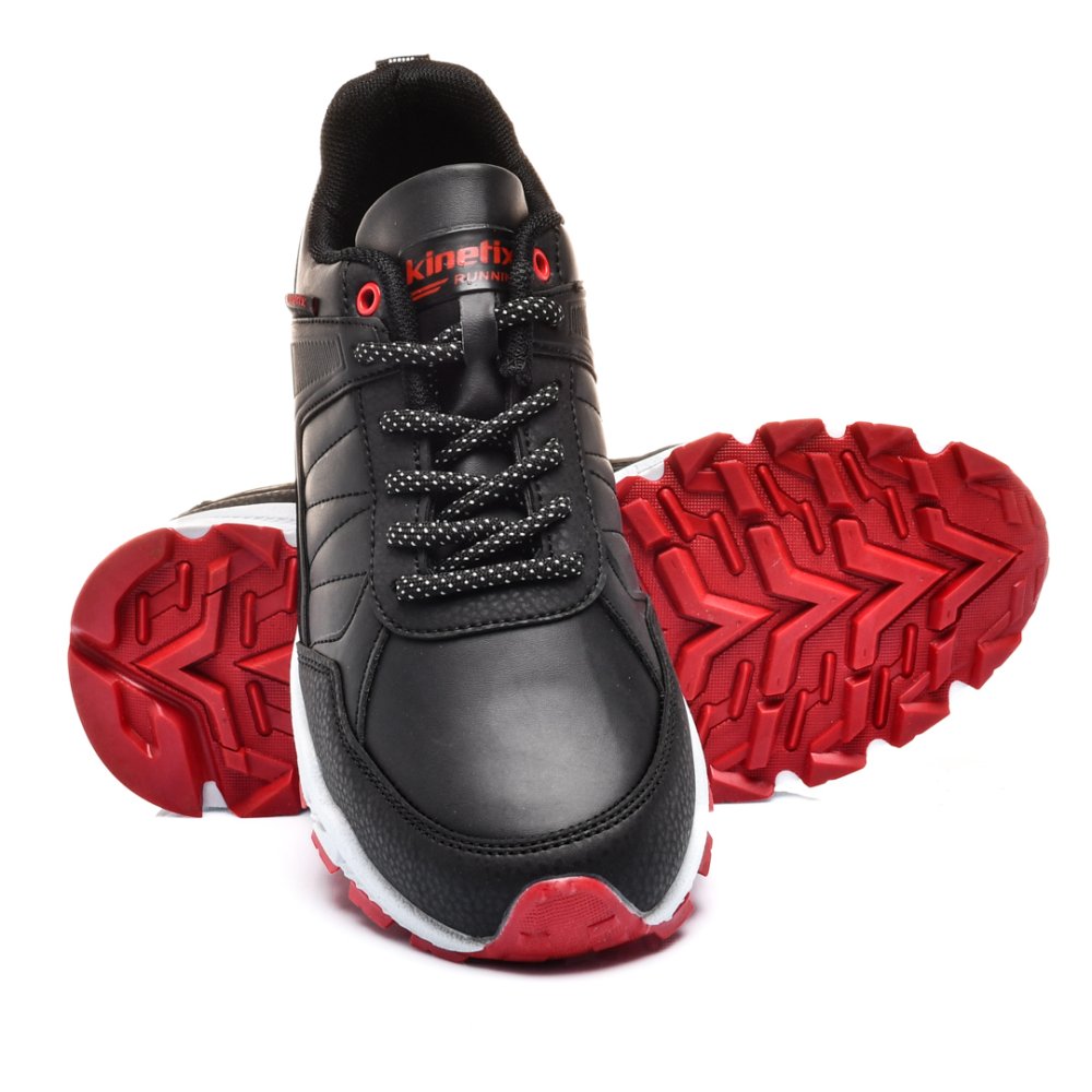 KINETIX, PANTOFI SPORT BLACK RED RADNAL-2PR