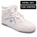 Lumberjack, pantofi sport inalti white dom-hi