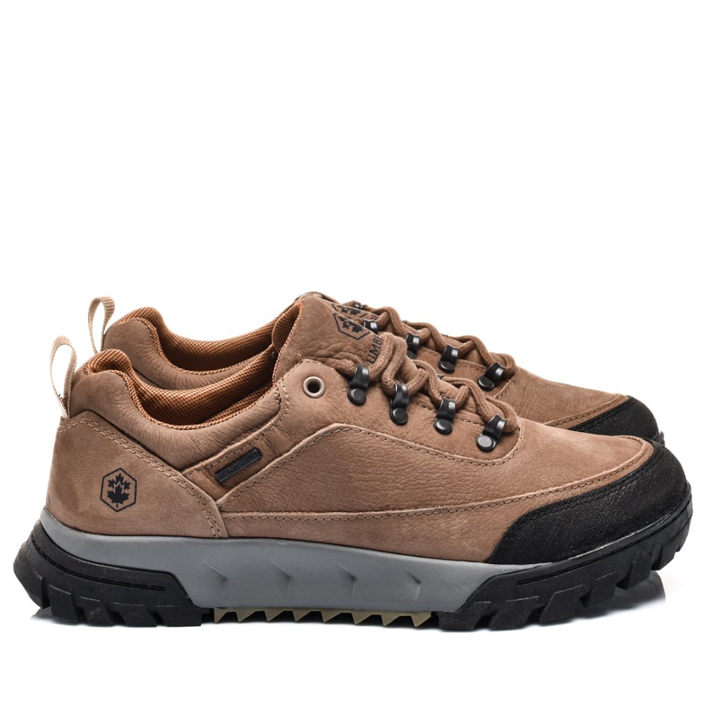 LUMBERJACK, PANTOFI SPORT BROWN PIELE NATURALA VERNON