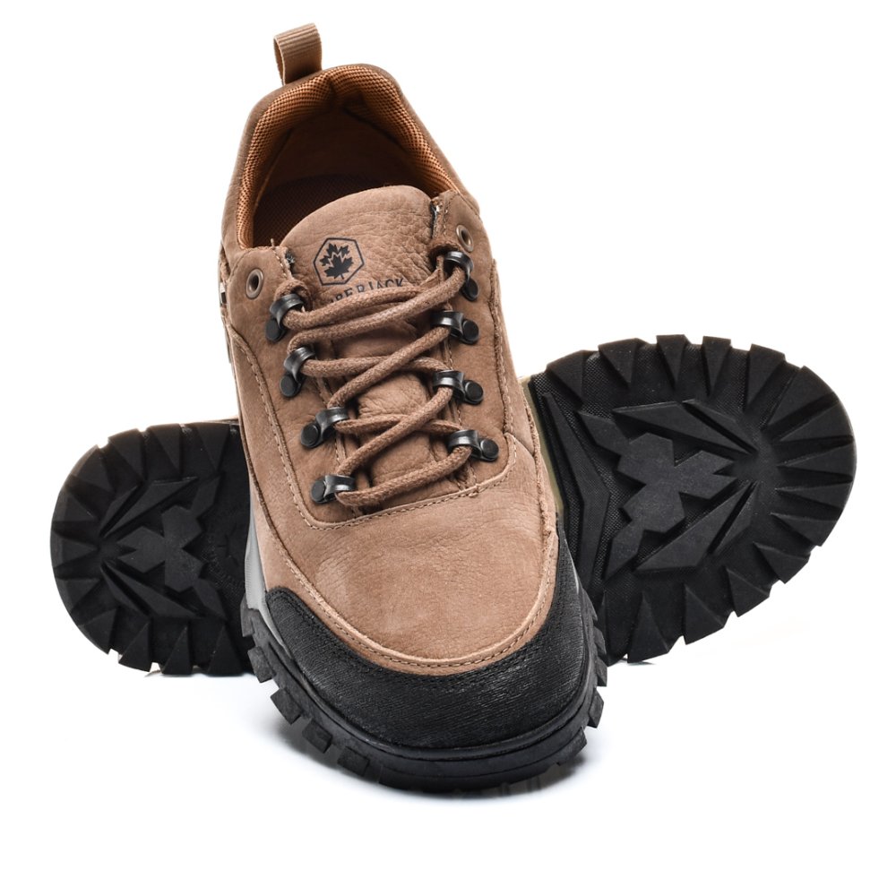 LUMBERJACK, PANTOFI SPORT BROWN PIELE NATURALA VERNON