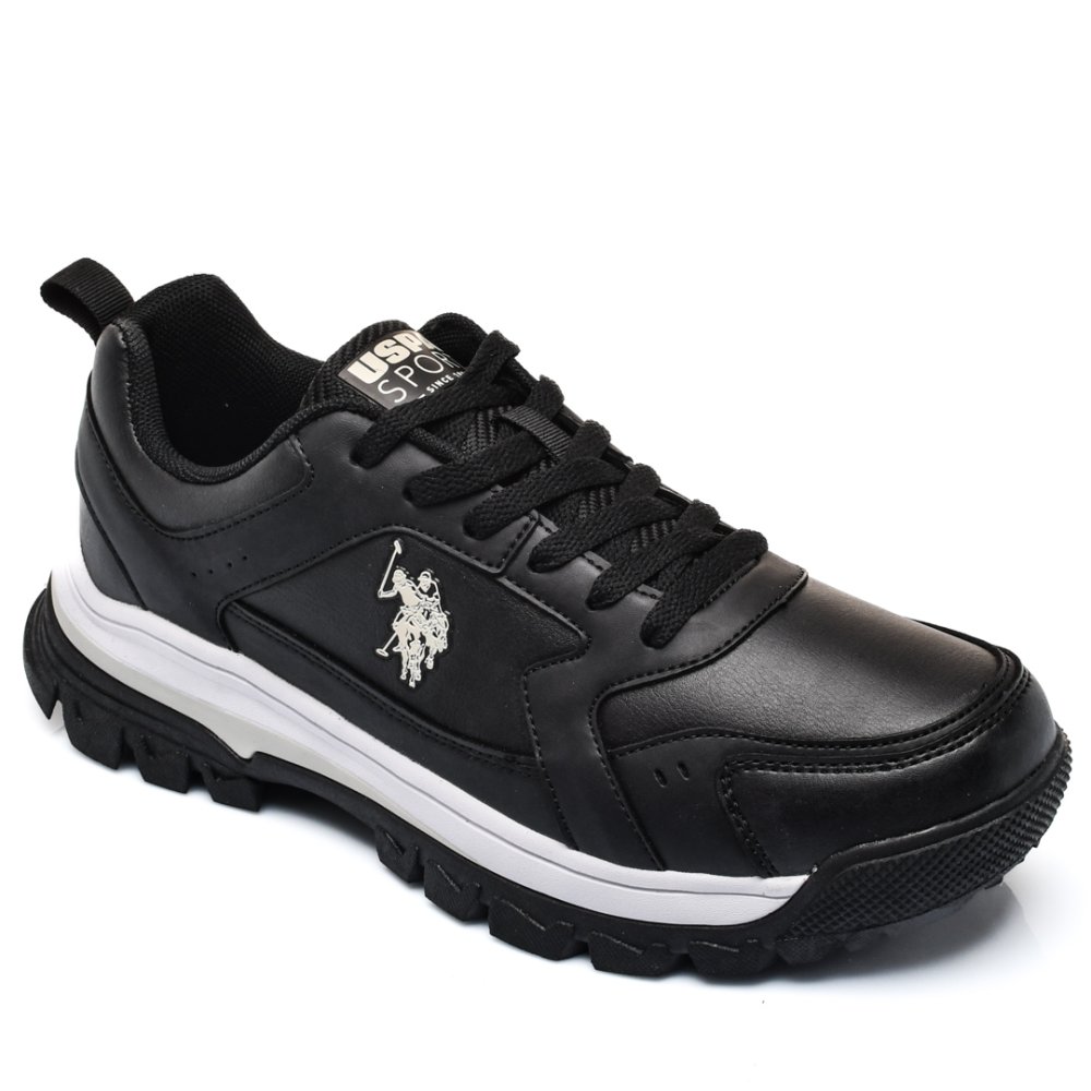 U.S. POLO ASSN, PANTOFI SPORT BLACK GALAXY-3PR