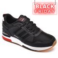 KINETIX, PANTOFI SPORT BLACK RED BLAZE-2PR