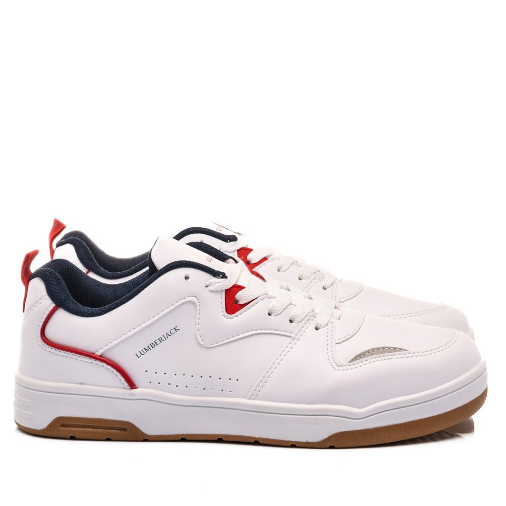 LUMBERJACK, PANTOFI SPORT WHITE SILVIO