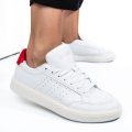 ADIDAS, PANTOFI SPORT WHITE NOVA COURT