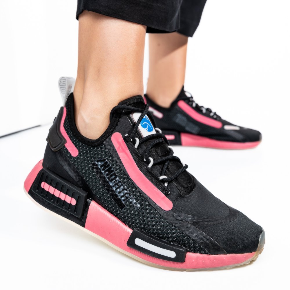 ADIDAS NMD_R1 SPECTOO W, PANTOFI SPORT BLACK PINK