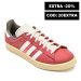 Adidas, pantofi sport red campus 80s