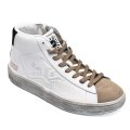 SAX, PANTOFI SPORT INALTI WHITE PIELE NATURALA SAM324716