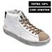 Sax, pantofi sport inalti white piele naturala sam324716