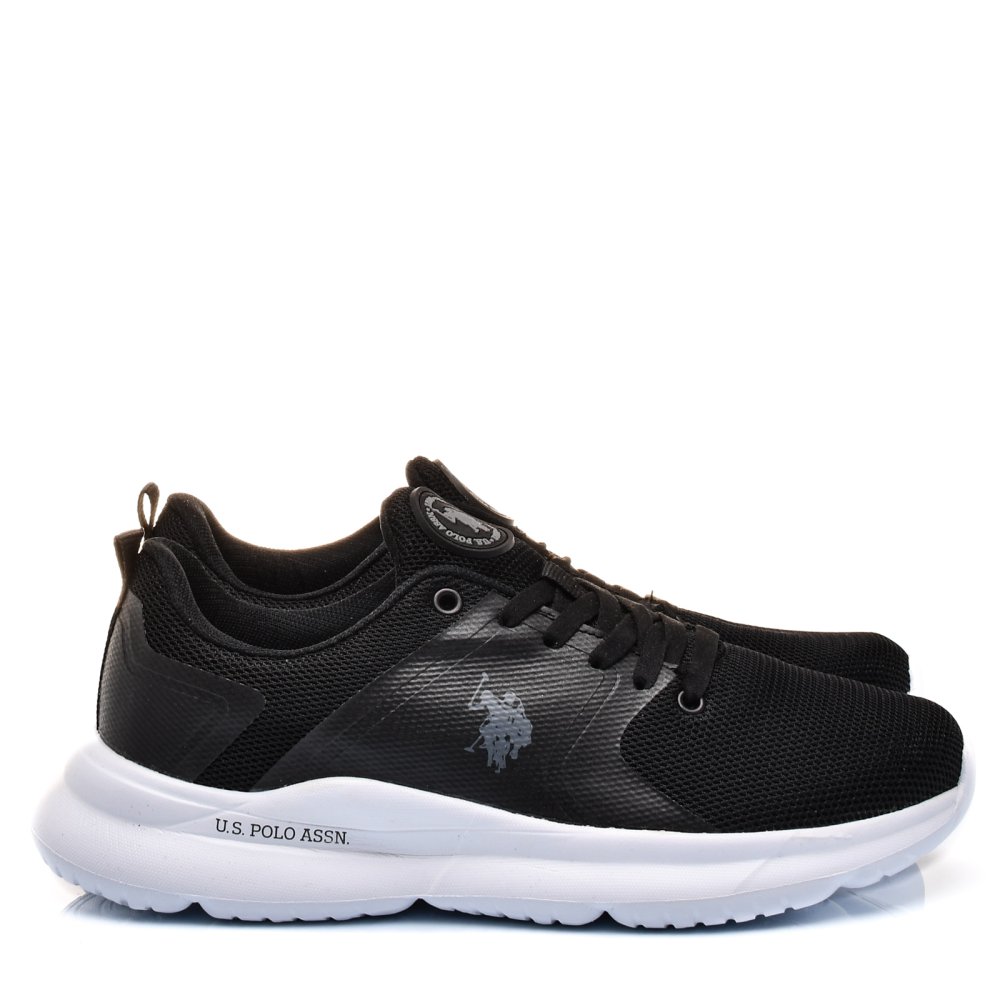 U.S. POLO ASSN, PANTOFI SPORT BLACK CREAMM