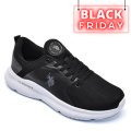 U.S. POLO ASSN, PANTOFI SPORT BLACK CREAMM