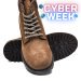 Lumberjack, ghete dark brown piele naturala river