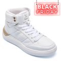 KINETIX, PANTOFI SPORT INALTI WHITE GLESA-HI